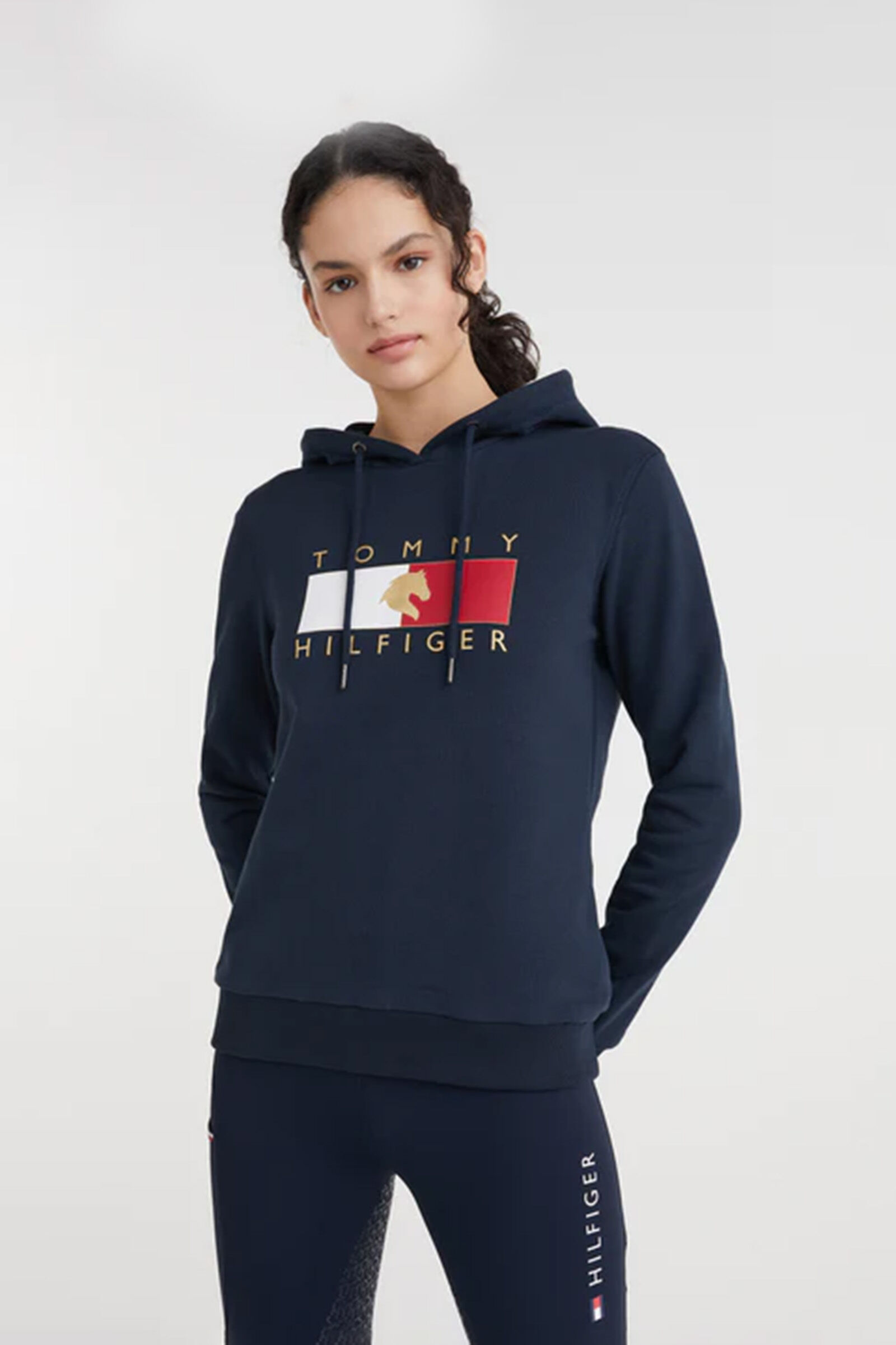Sweat tommy 2025 hilfiger gris femme