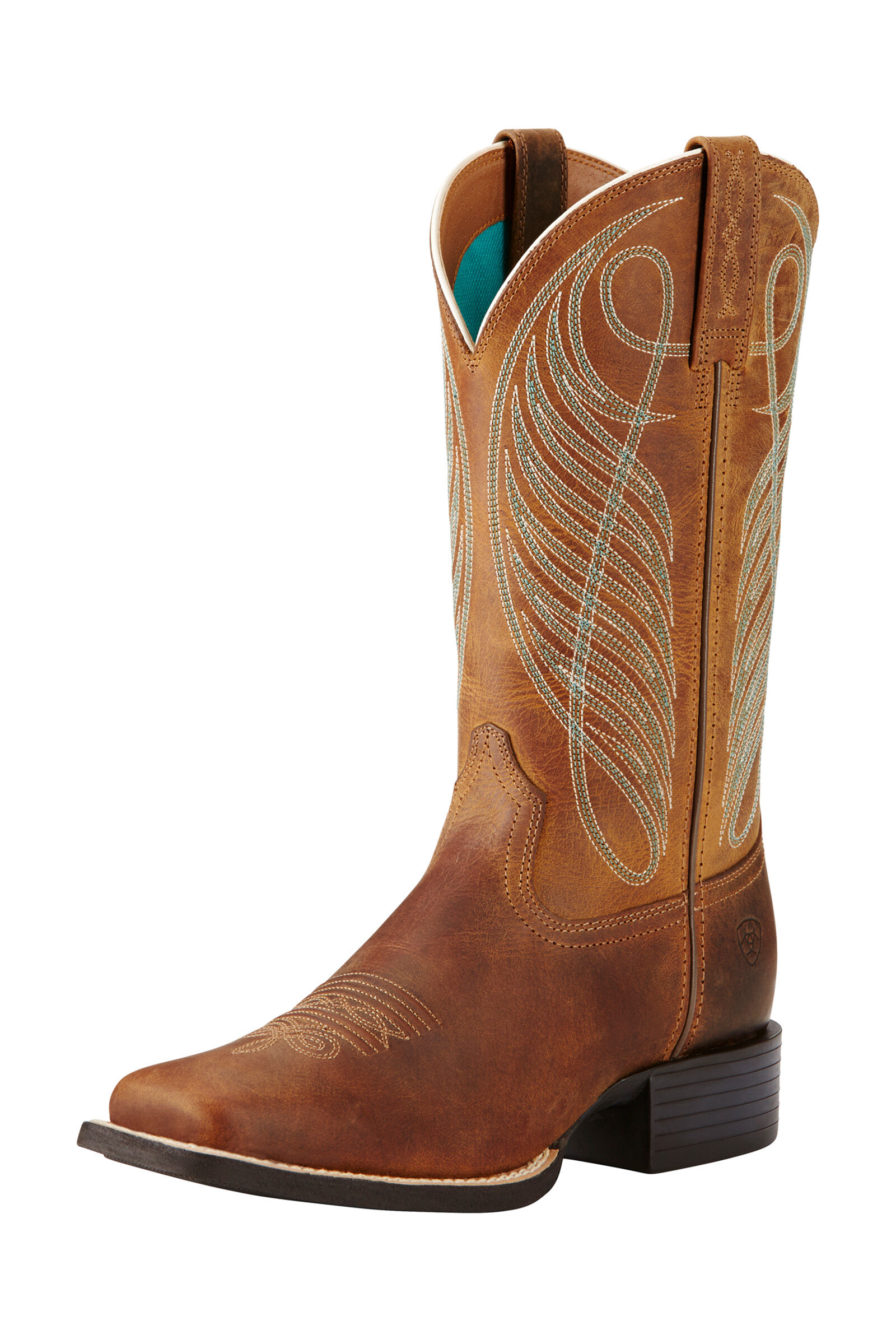 Commandez en ligne Ariat Round Up Wide Square Toe bottes western pour femmes horze