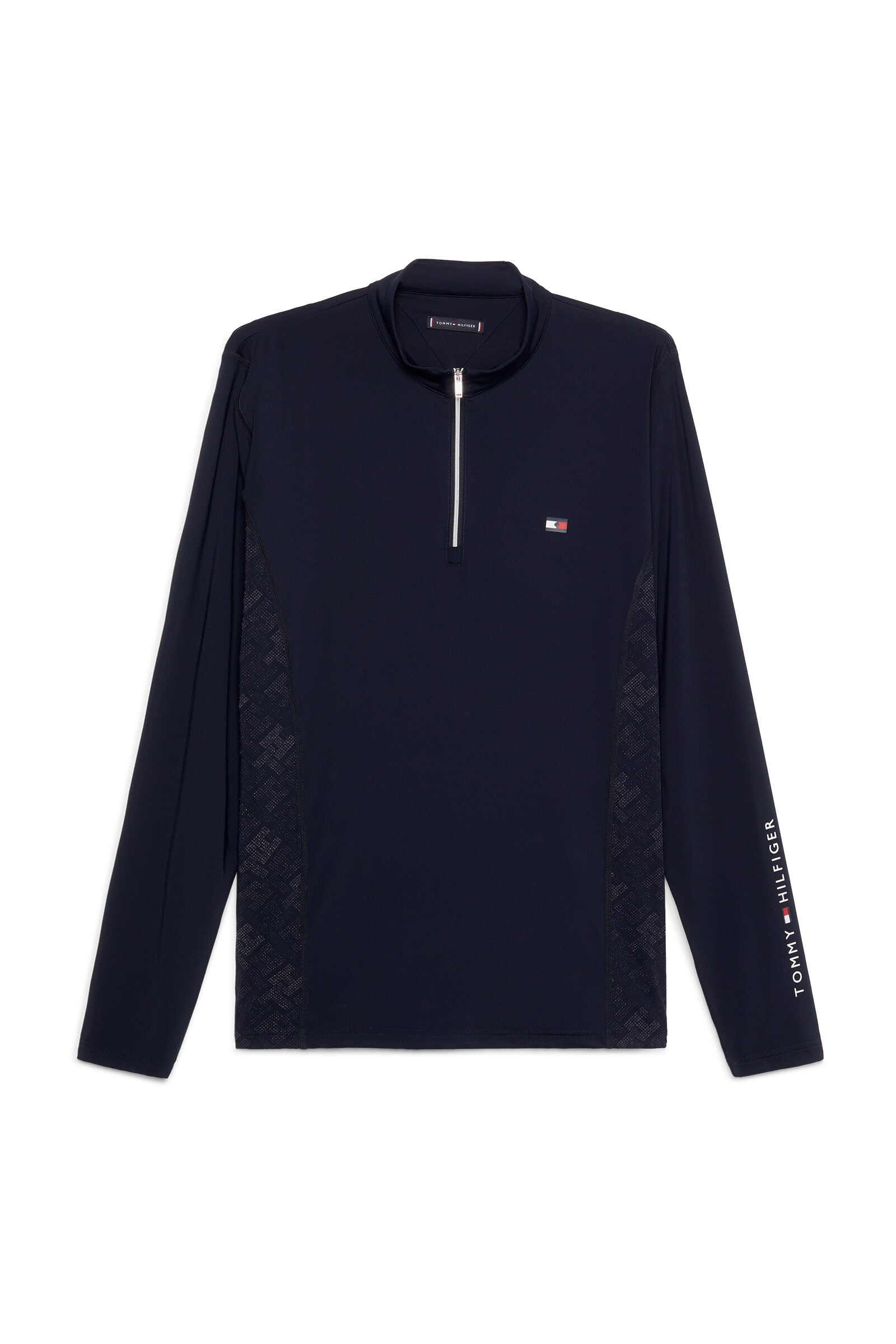 Haut d entrainement a manches longues a quart de zip Tommy Hilfiger Equestrian Wellington