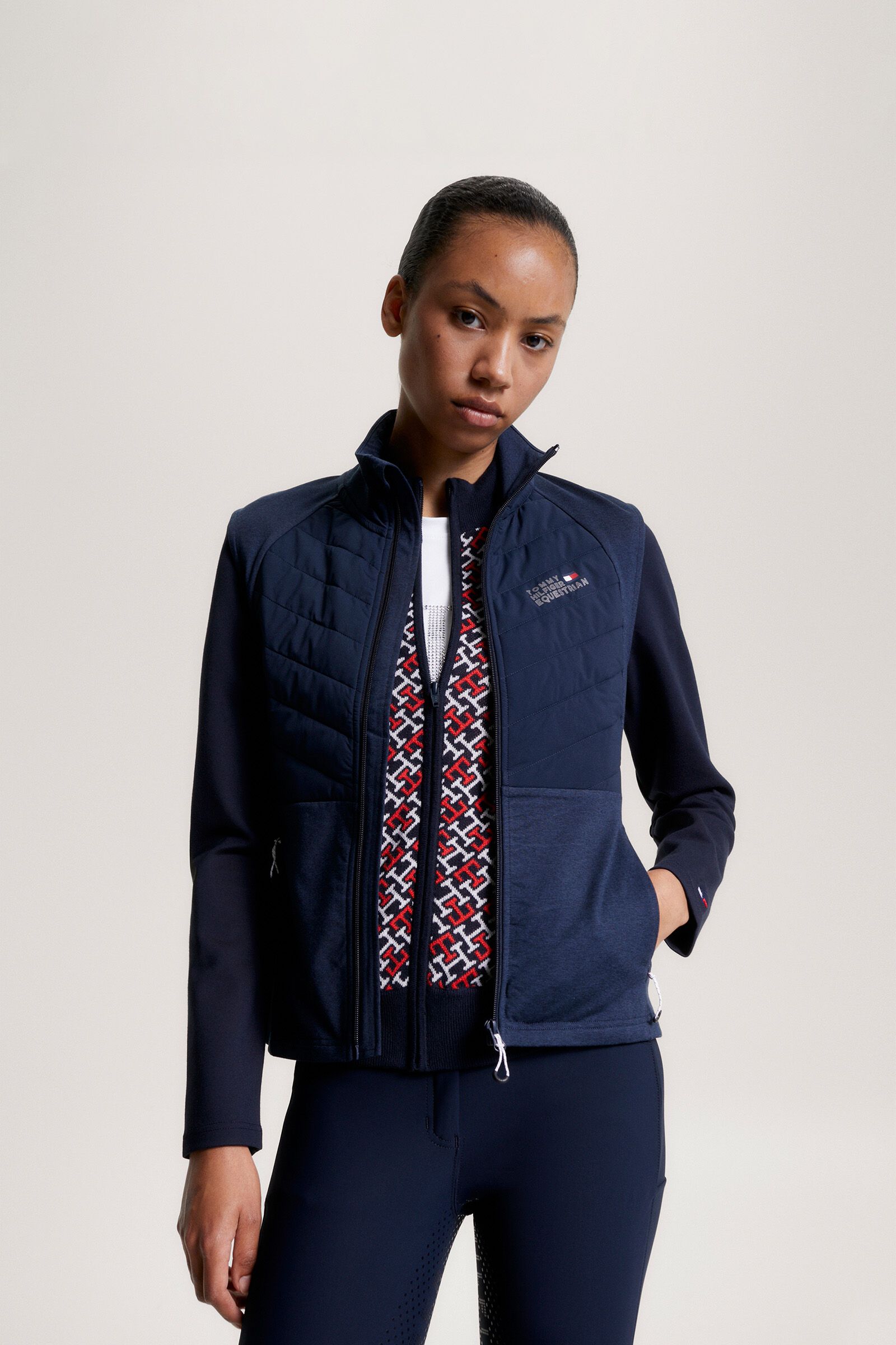 Veste hybride isolee pour femme Tommy Hilfiger Equestrian Gramercy