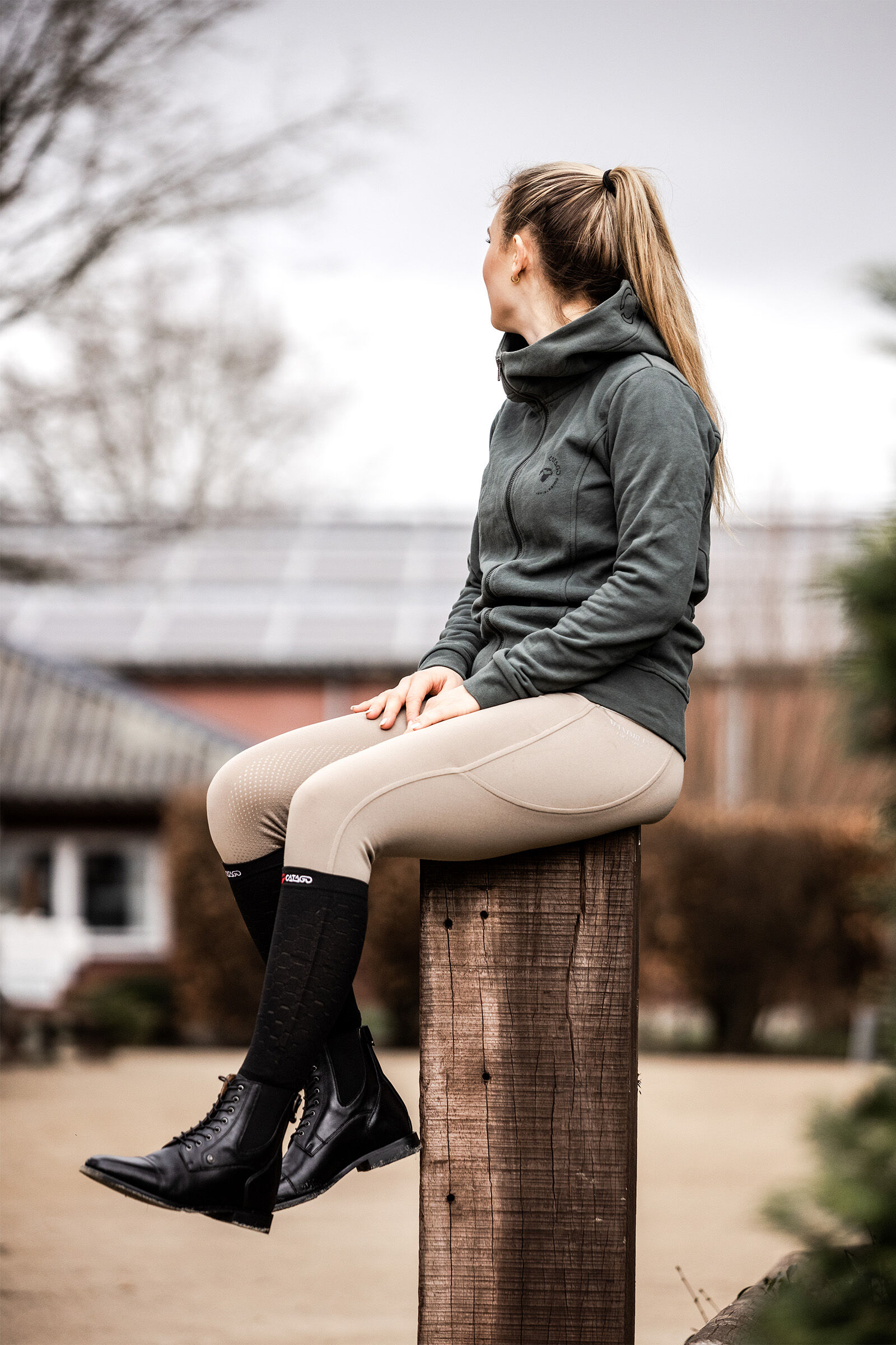 Bottines Jodhpur Suedwind Footwear Florentina a lacets avec fermeture eclair arriere
