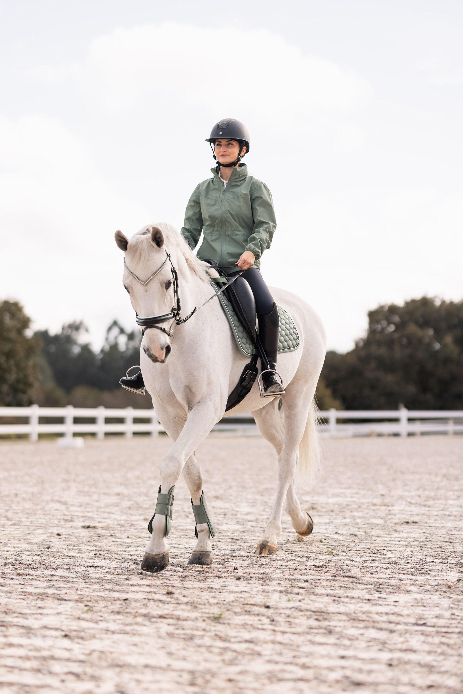 Veste imperméable femme equitation discount