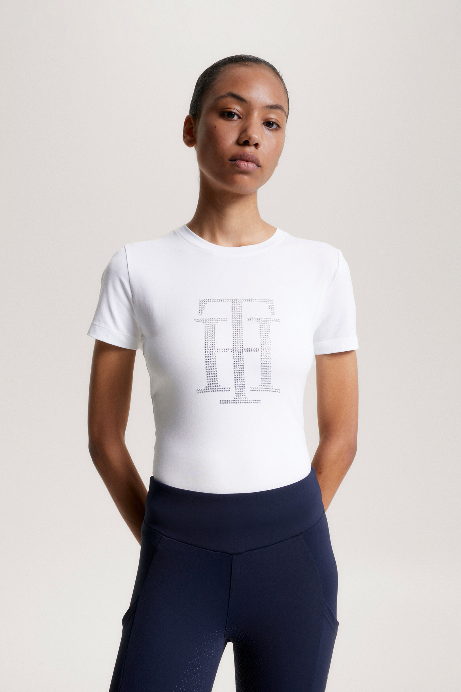 Commandez en ligne Chemise Femme Tommy Hilfiger Equestrian TH Strass horze