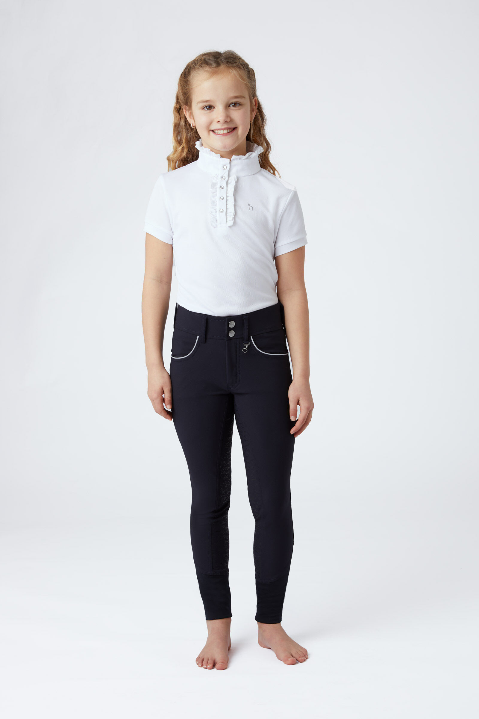 Pantalon taille haute discount enfant