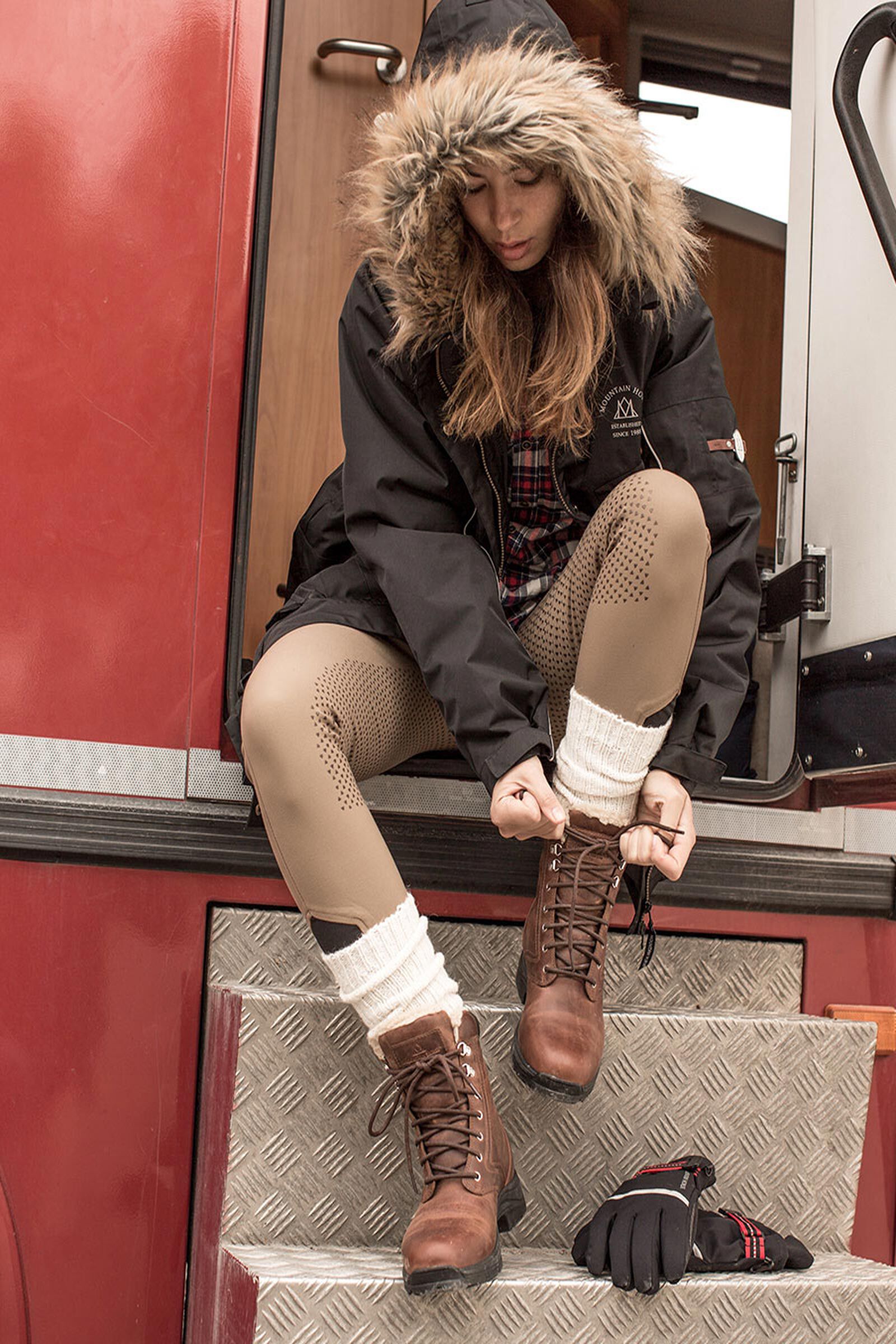 Bottes lacées femme new arrivals