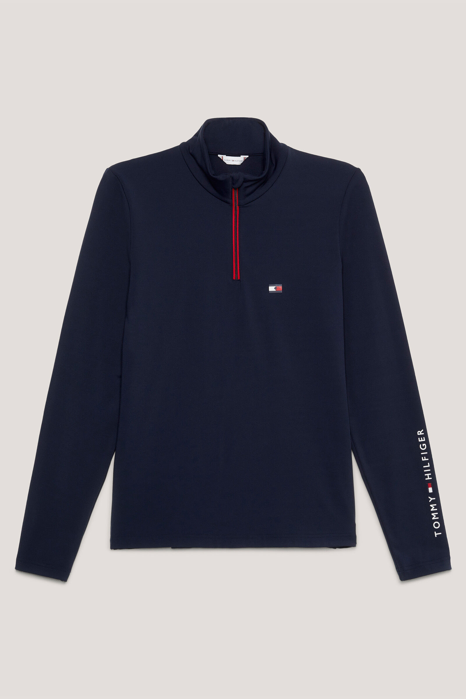 Tommy Hilfiger Equestrian 1 4 Zip Chemise thermique pour femme
