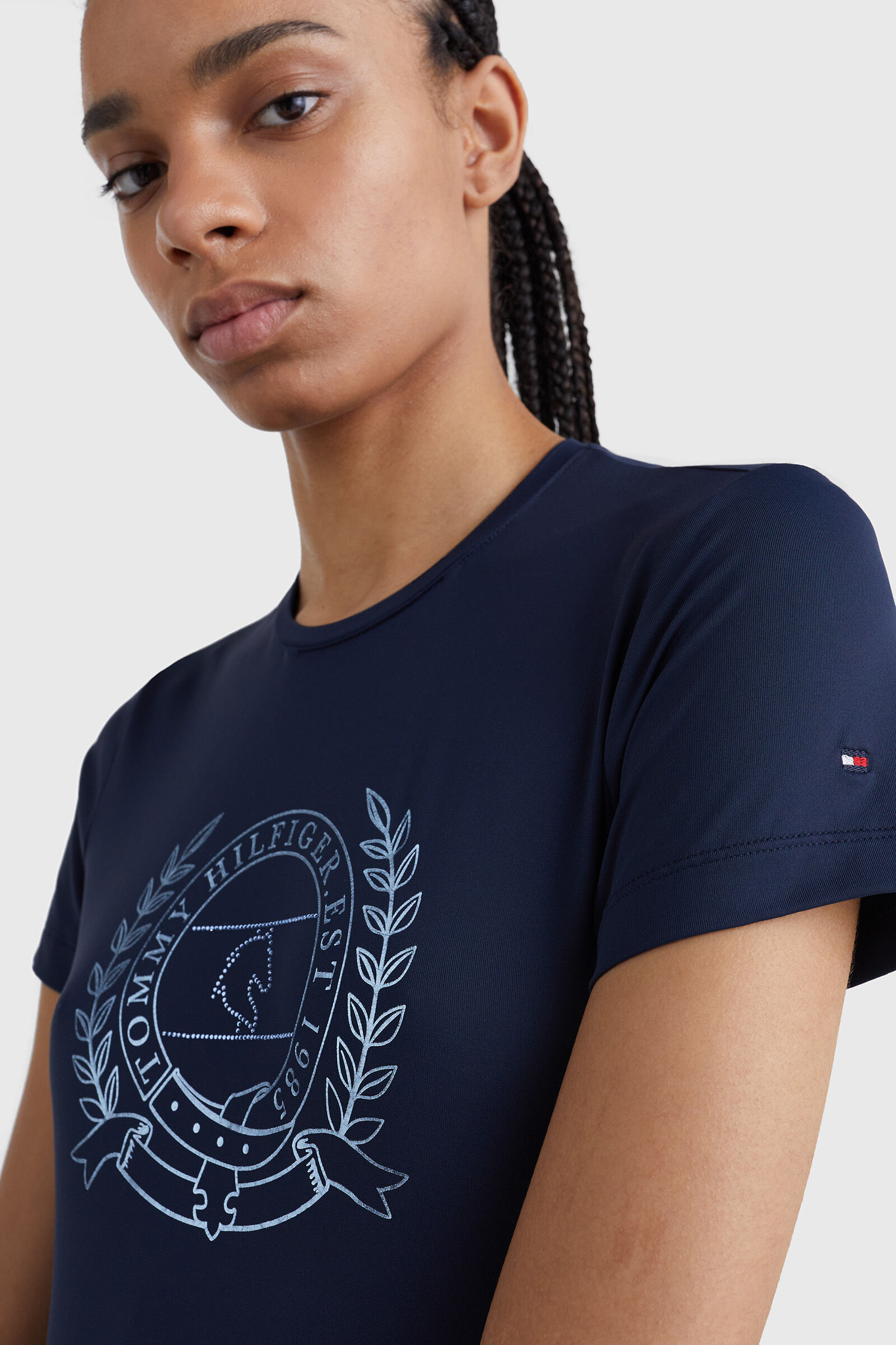 Tee shirt strass femme pas cher hot sale