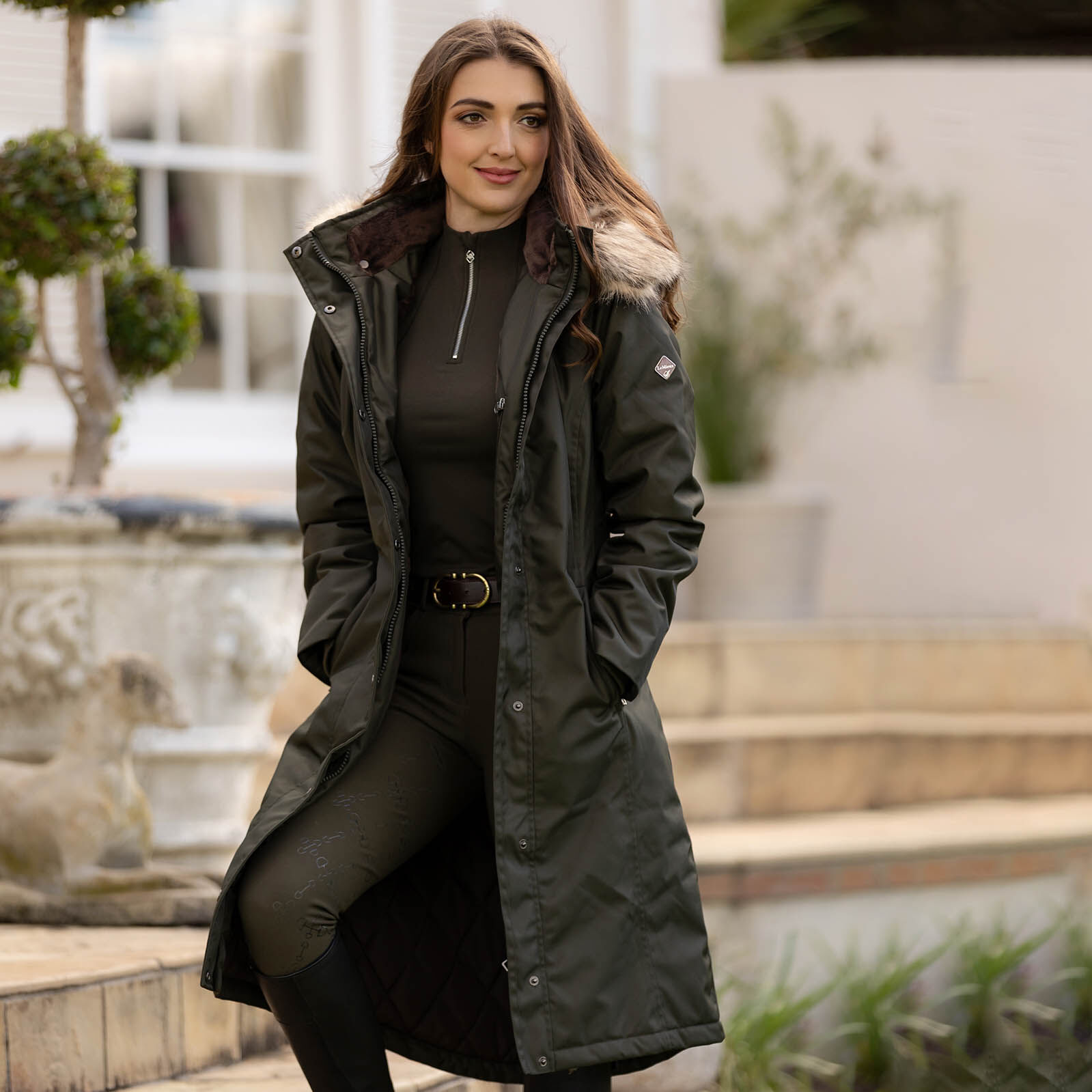 Manteau equitation top
