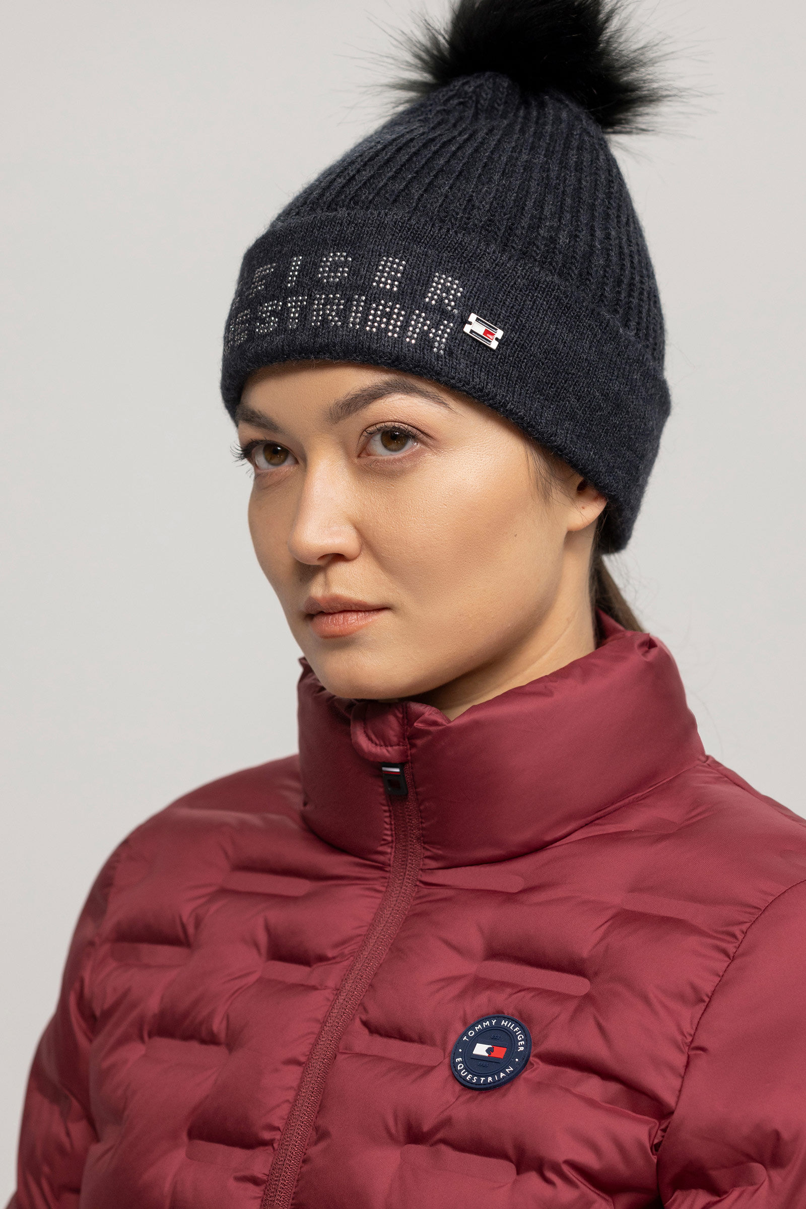 Bonnet tommy hilfiger pompon top