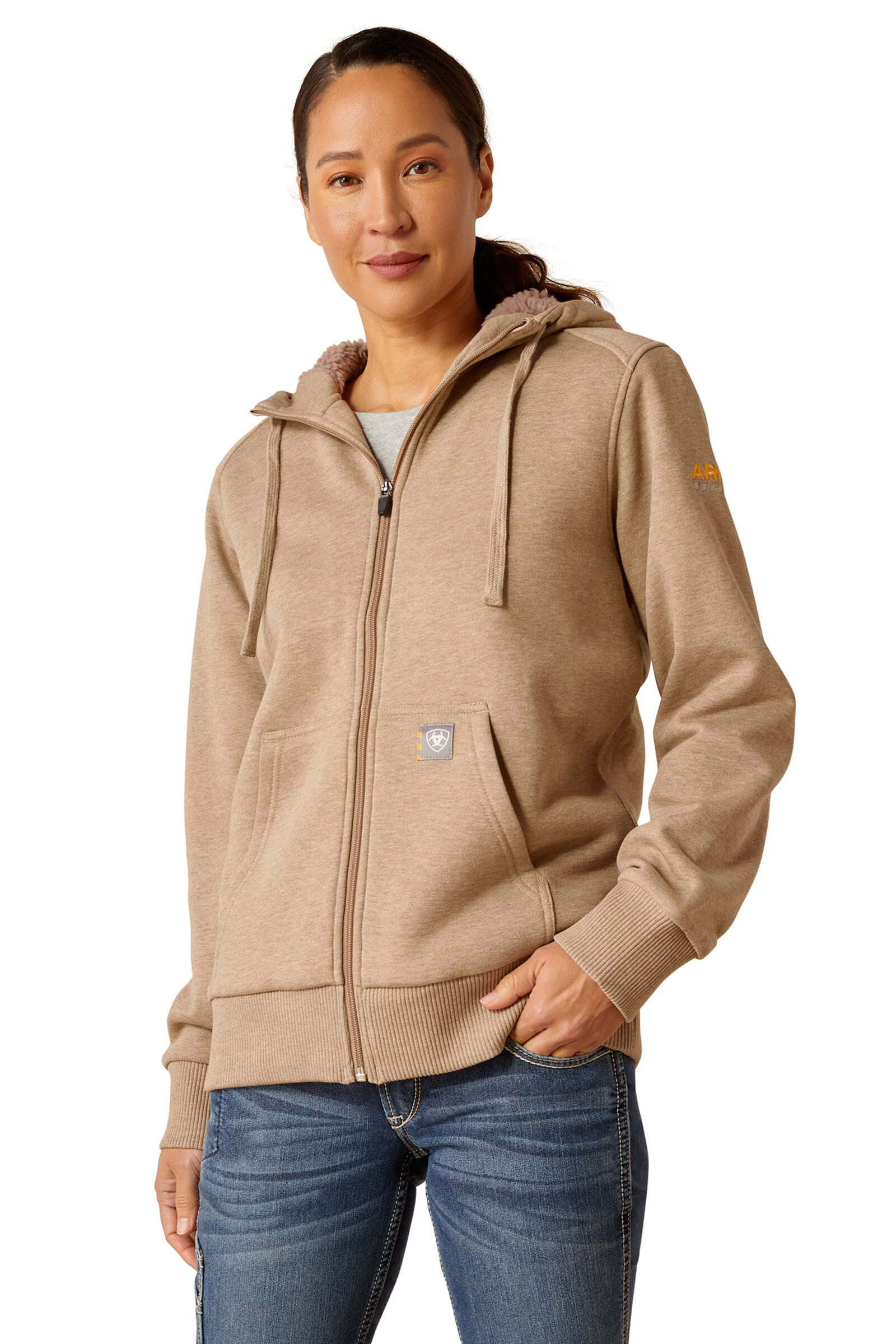 Ariat Rebar All Weather Sherpa Sweat a capuche avec zip