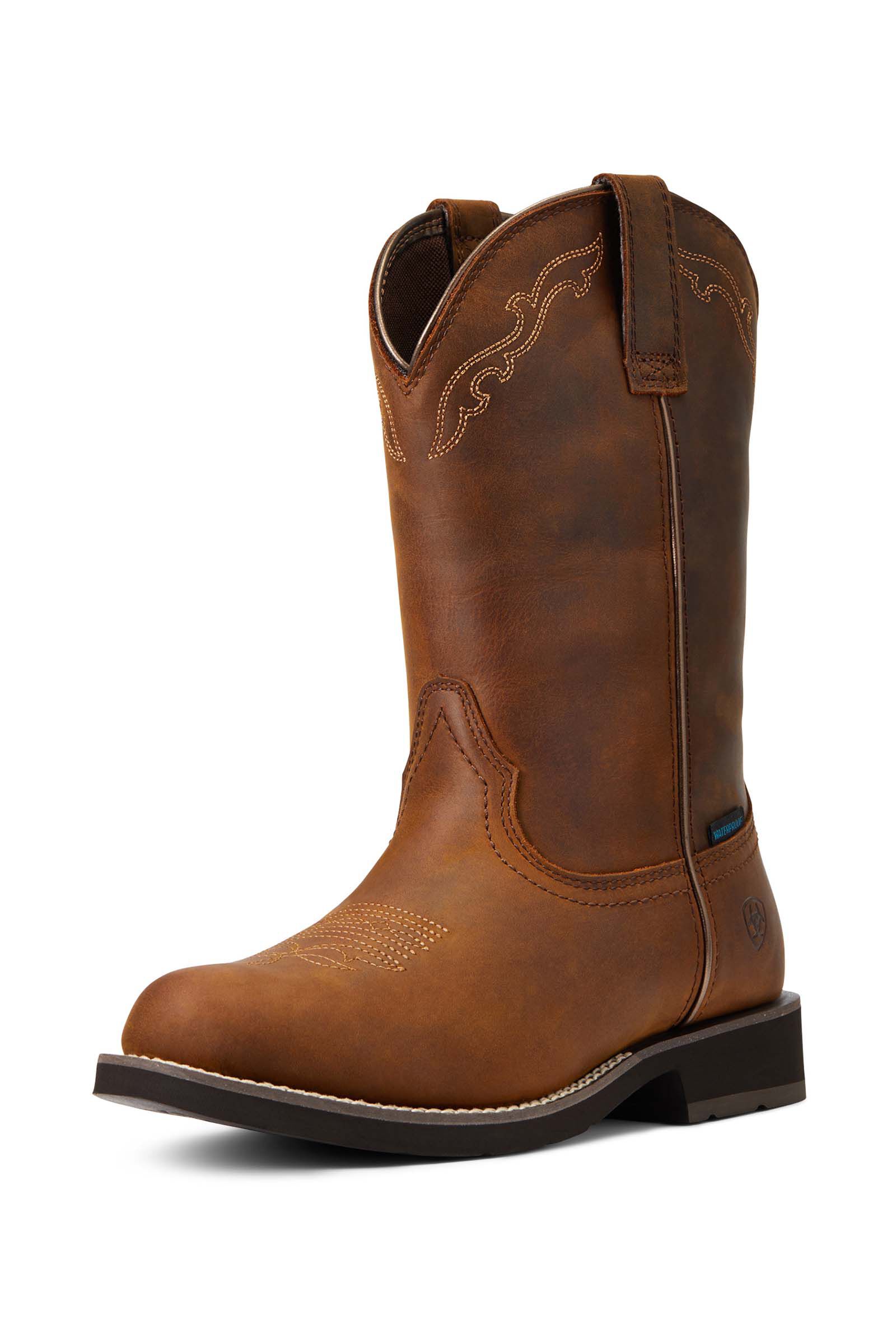Commandez en ligne Botte western bout rond Ariat Delilah bout