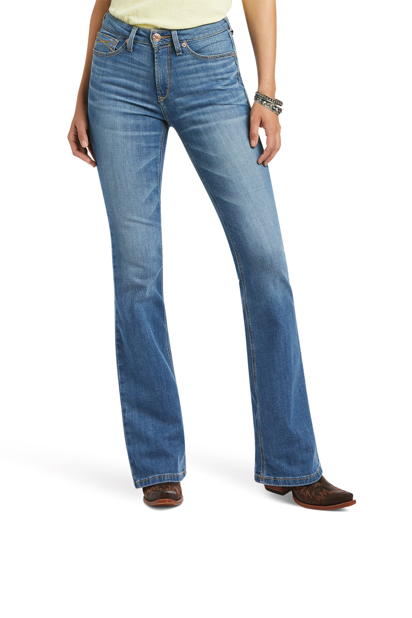 Commandez en ligne Jean bootcut a taille haute Ariat Women s R.E.A.L Daniela horze
